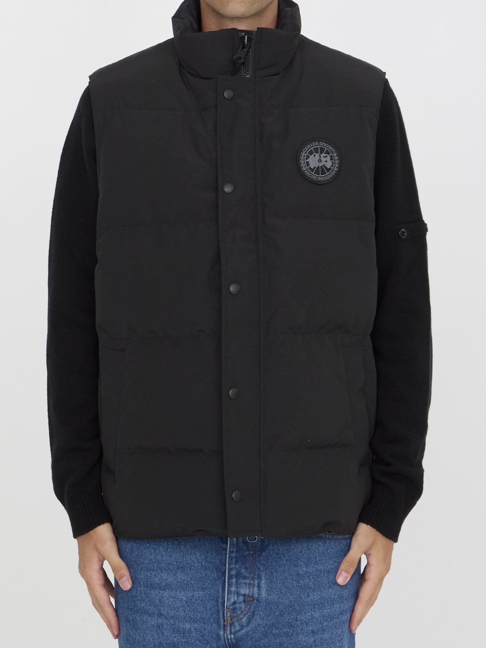 Shop Canada Goose Garson Black Label Gilet