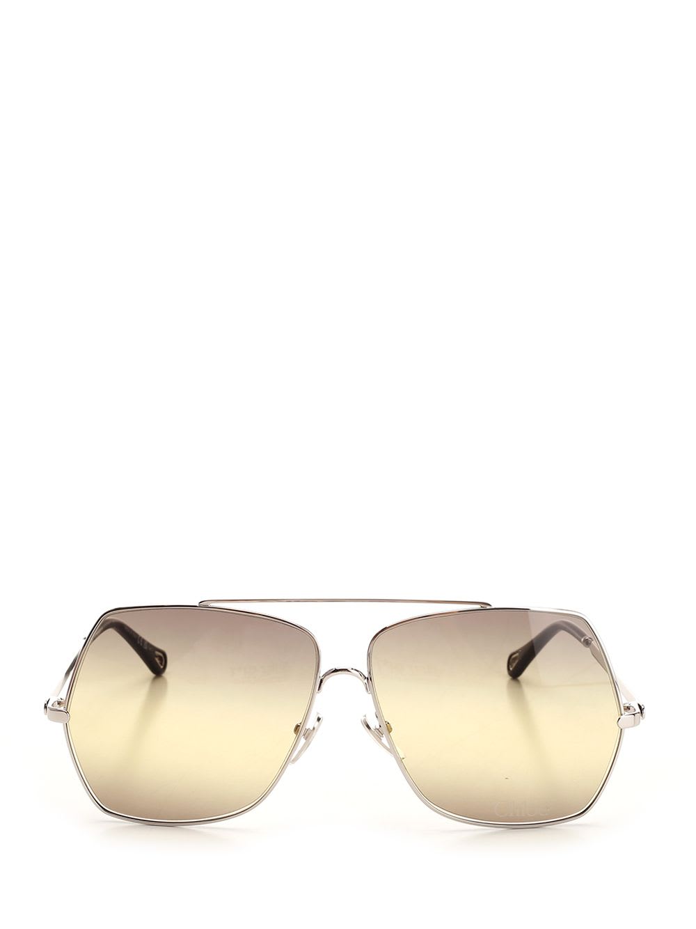 Shop Chloé Aly Sunglasses In White