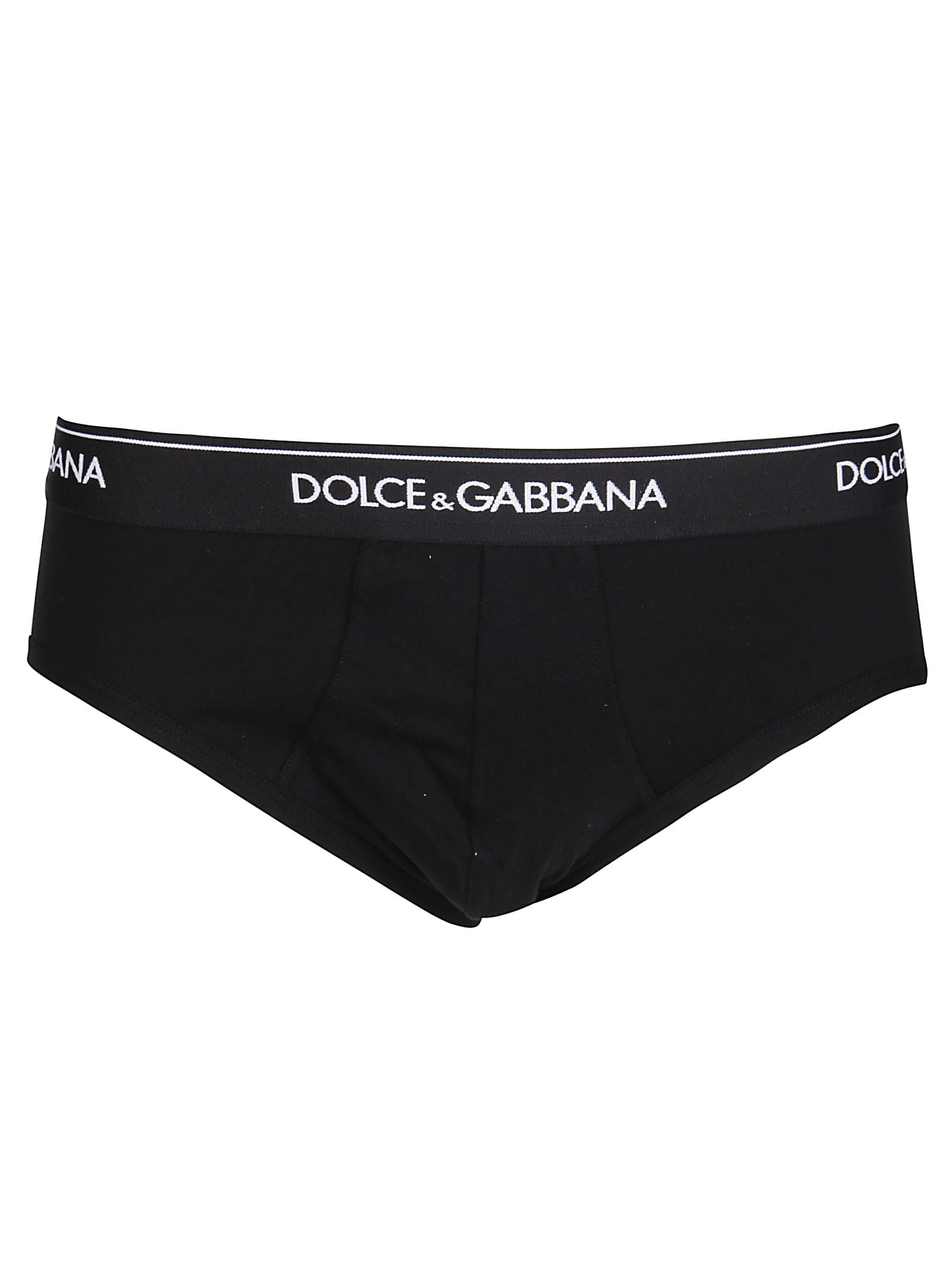 Dolce & Gabbana Two-pack Black Cotton Briefs