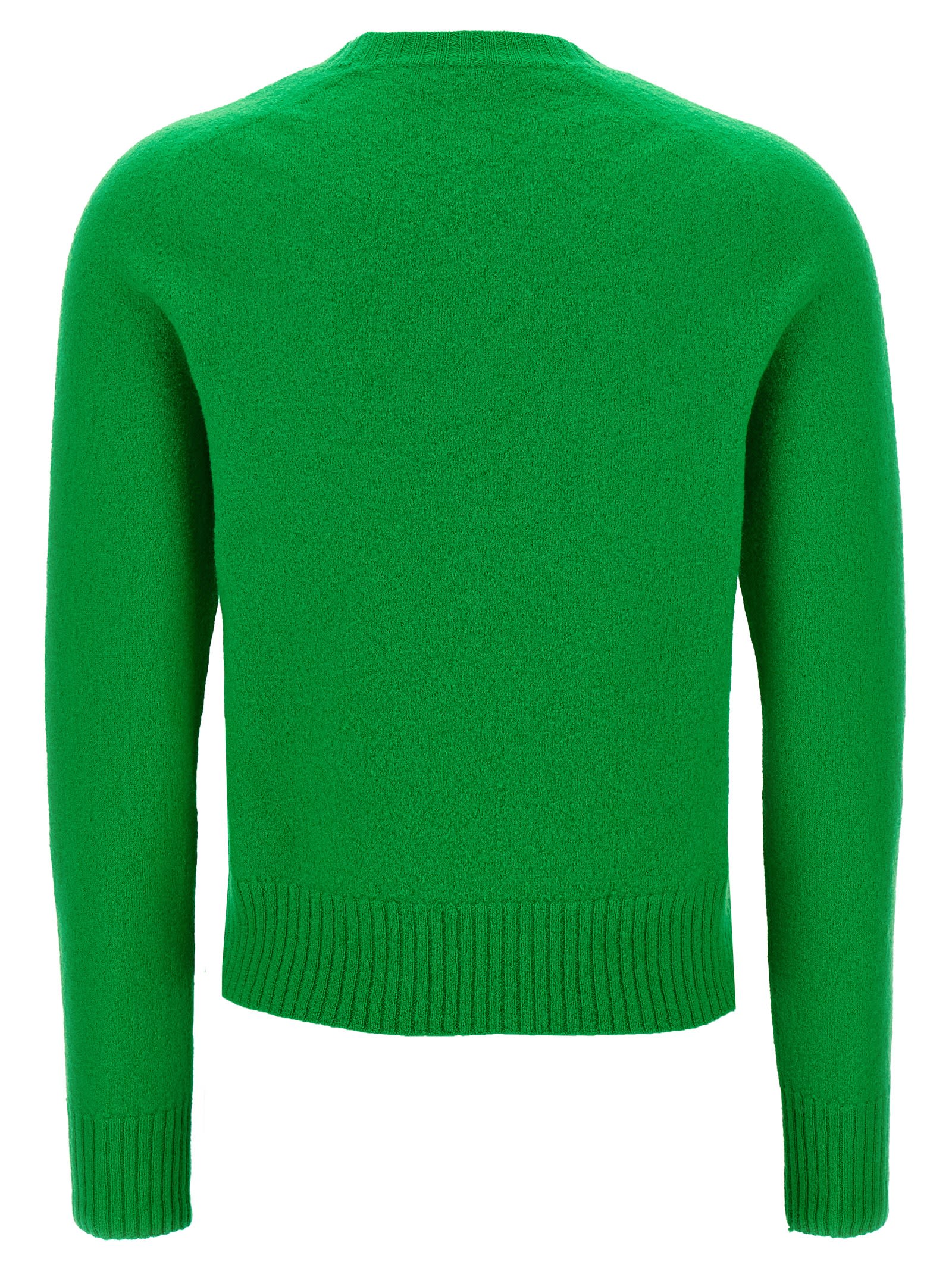 Shop Jil Sander Wool Sweater In Green