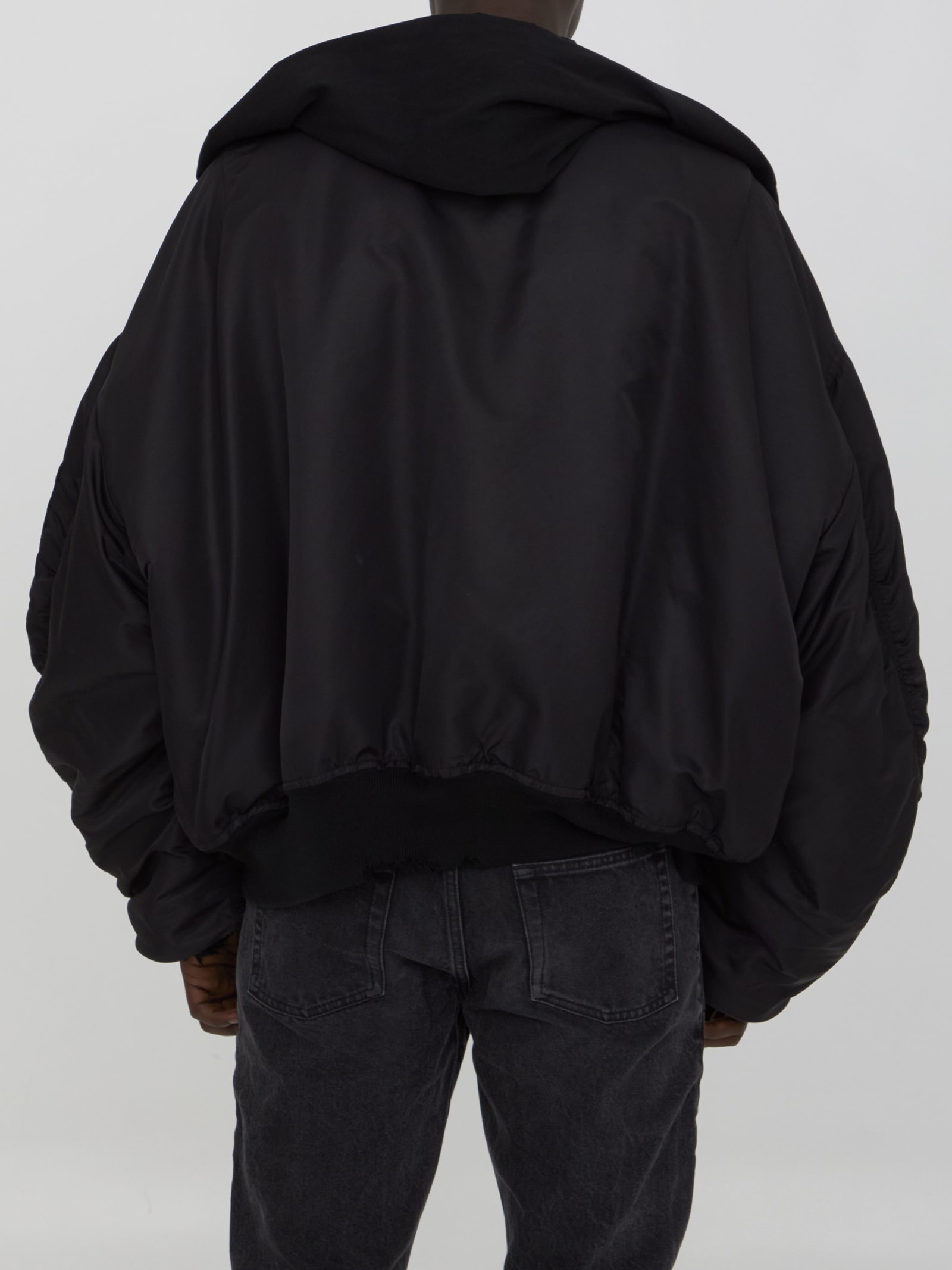 Shop Balenciaga Incognito Jacket In Black