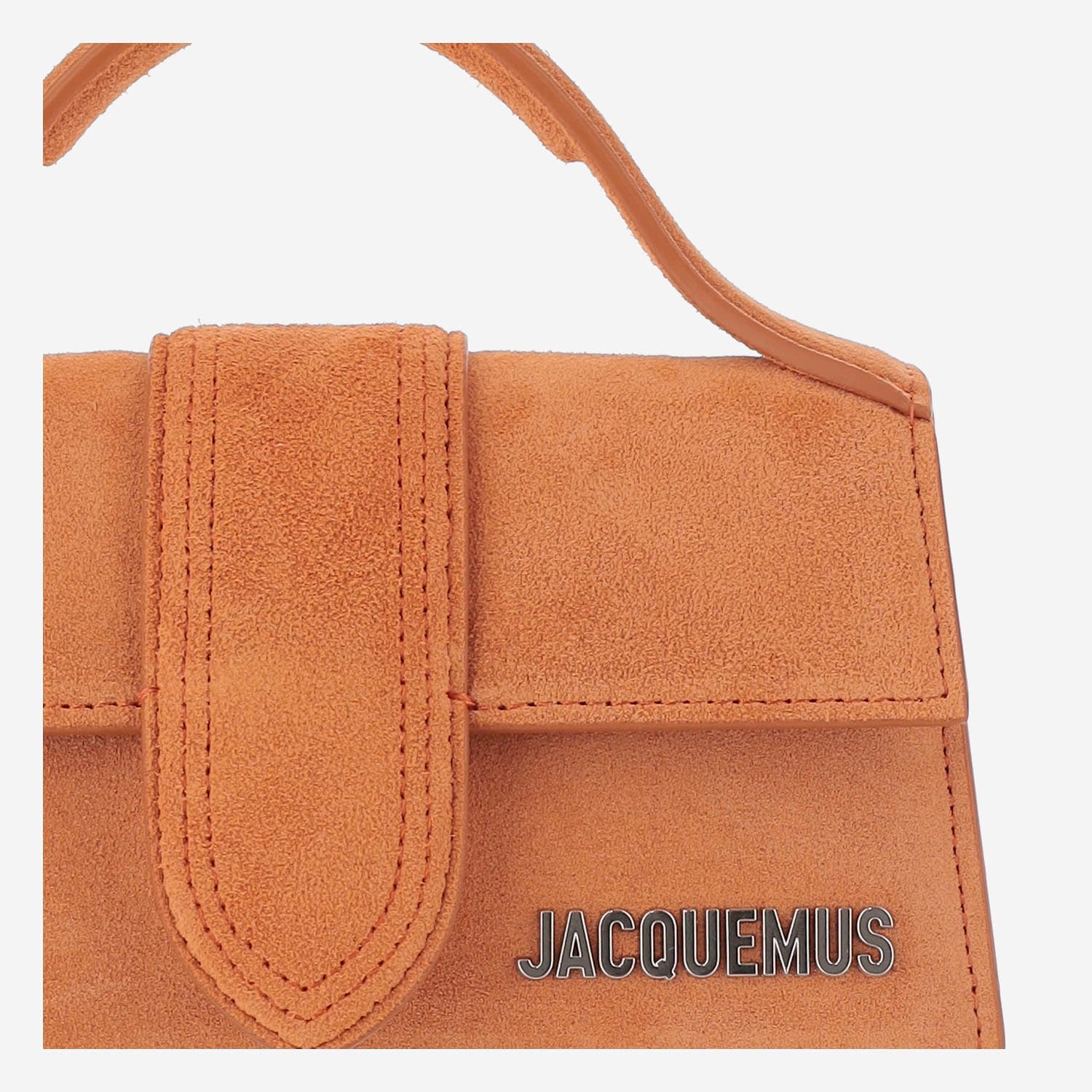 Jacquemus Womens Terracotta Le Bambino Leather Top Handle Bag In Brown