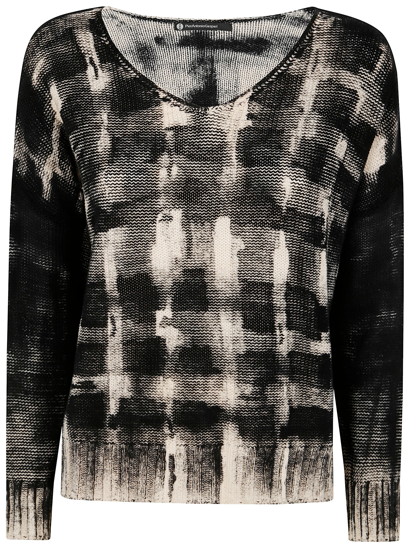 PierAntonioGaspari Printed V Neck Sweater