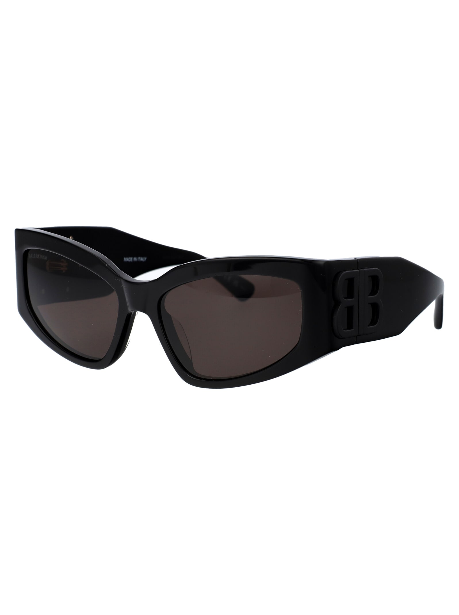 Balenciaga Injected Bb0321s Sunglasses In Black-black-grey