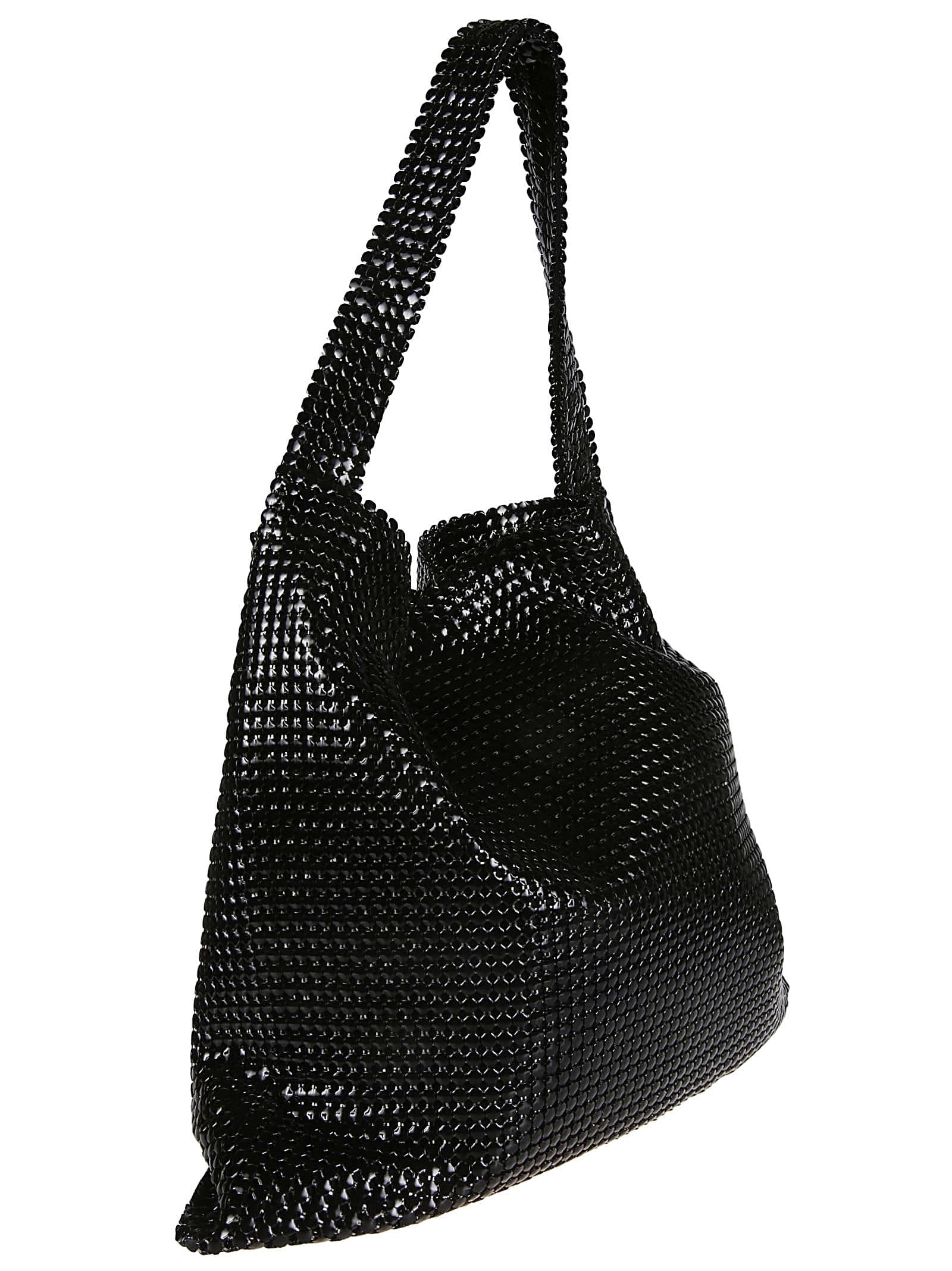 Shop Paco Rabanne Pixel Tote Bag In Black