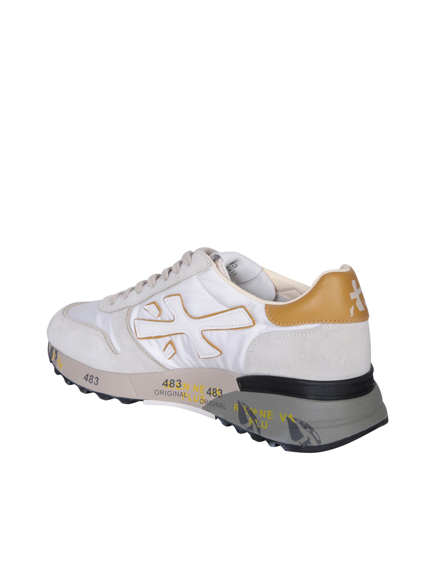 Shop Premiata Mick Bianco Sneakers In White