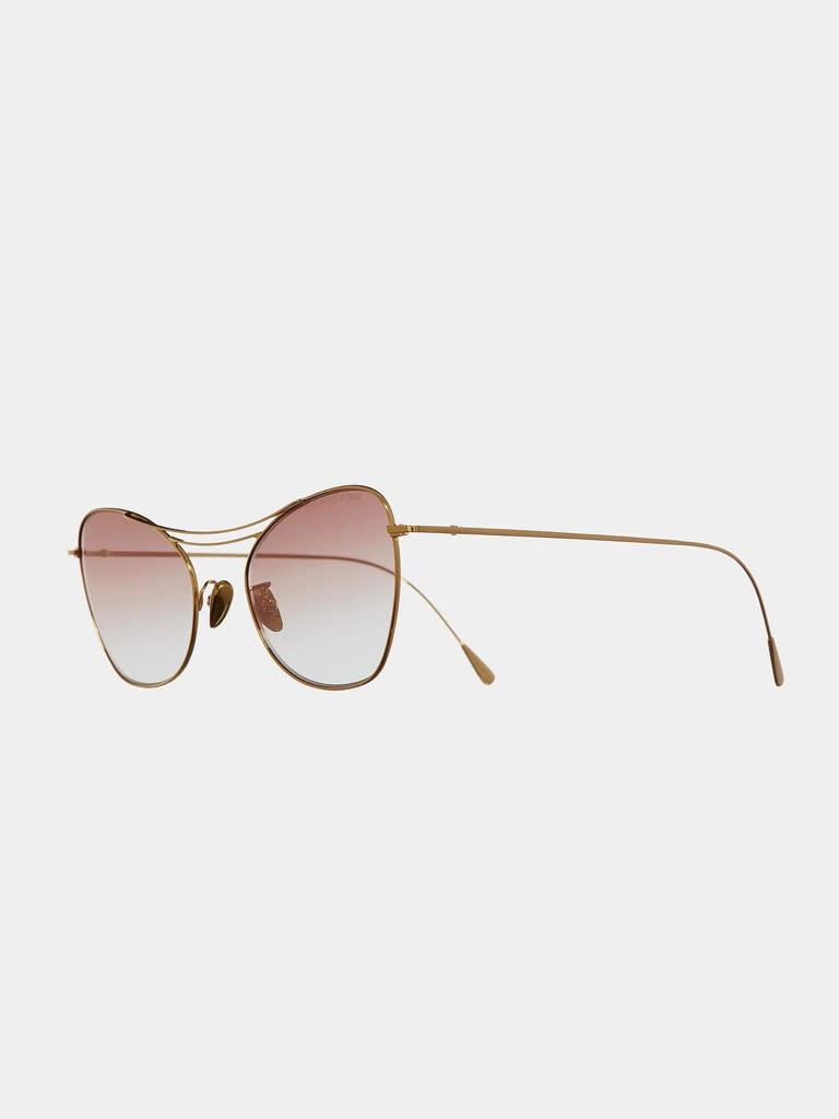 Shop Cutler And Gross 1307gpl/01 Eyewear In Champagne