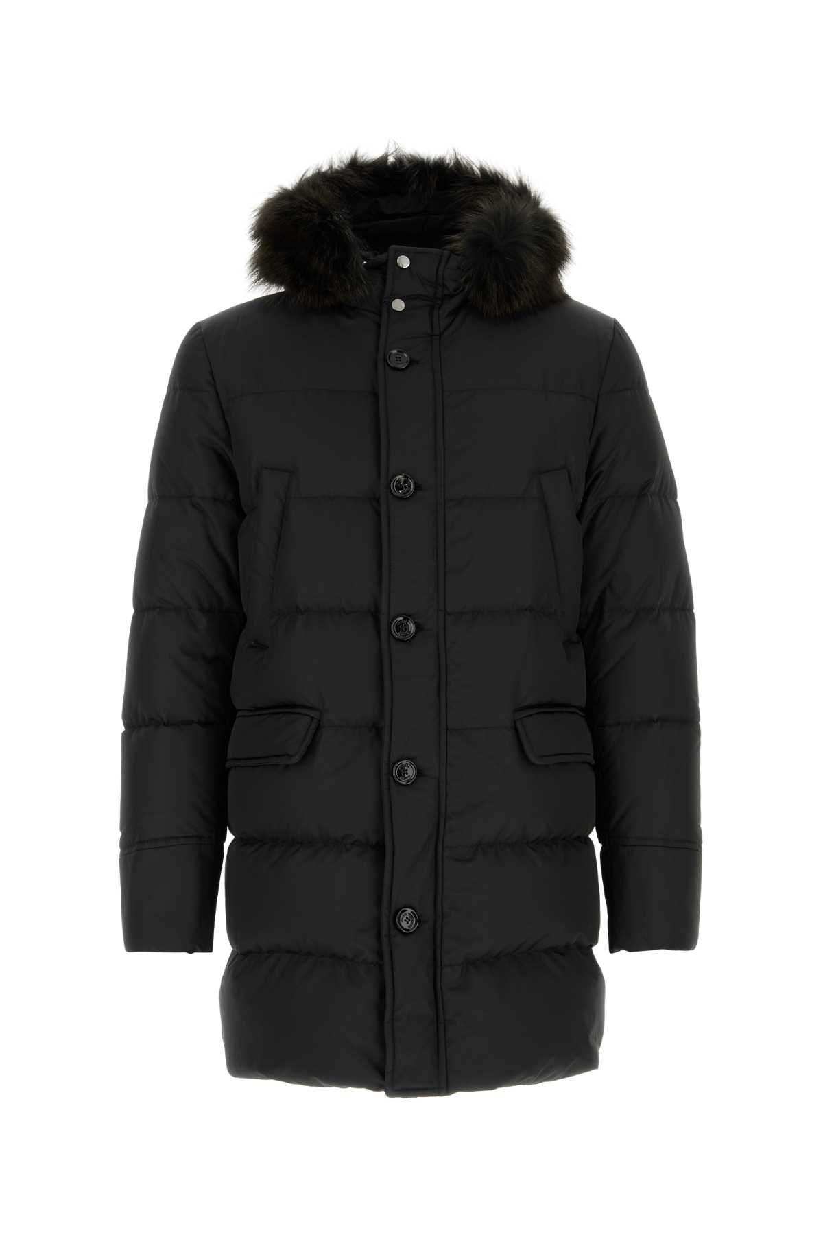 Black Polyester Blend Barbieri Down Jacket