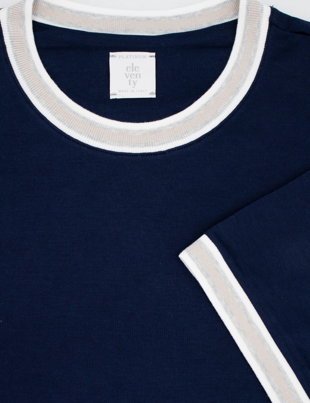 Shop Eleventy T-shirt In Blue