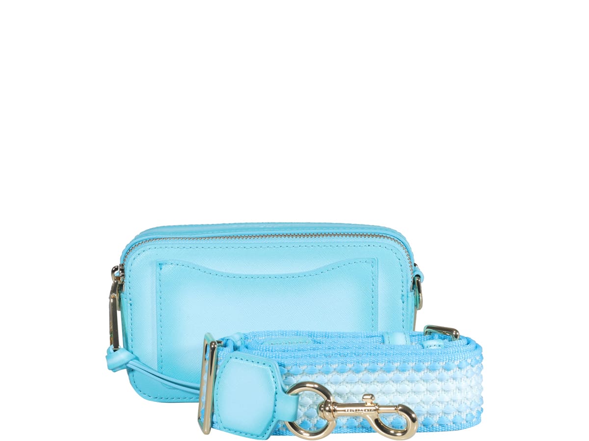 Marc Jacobs The Fluoro Edge Snapshot Bag in Blue