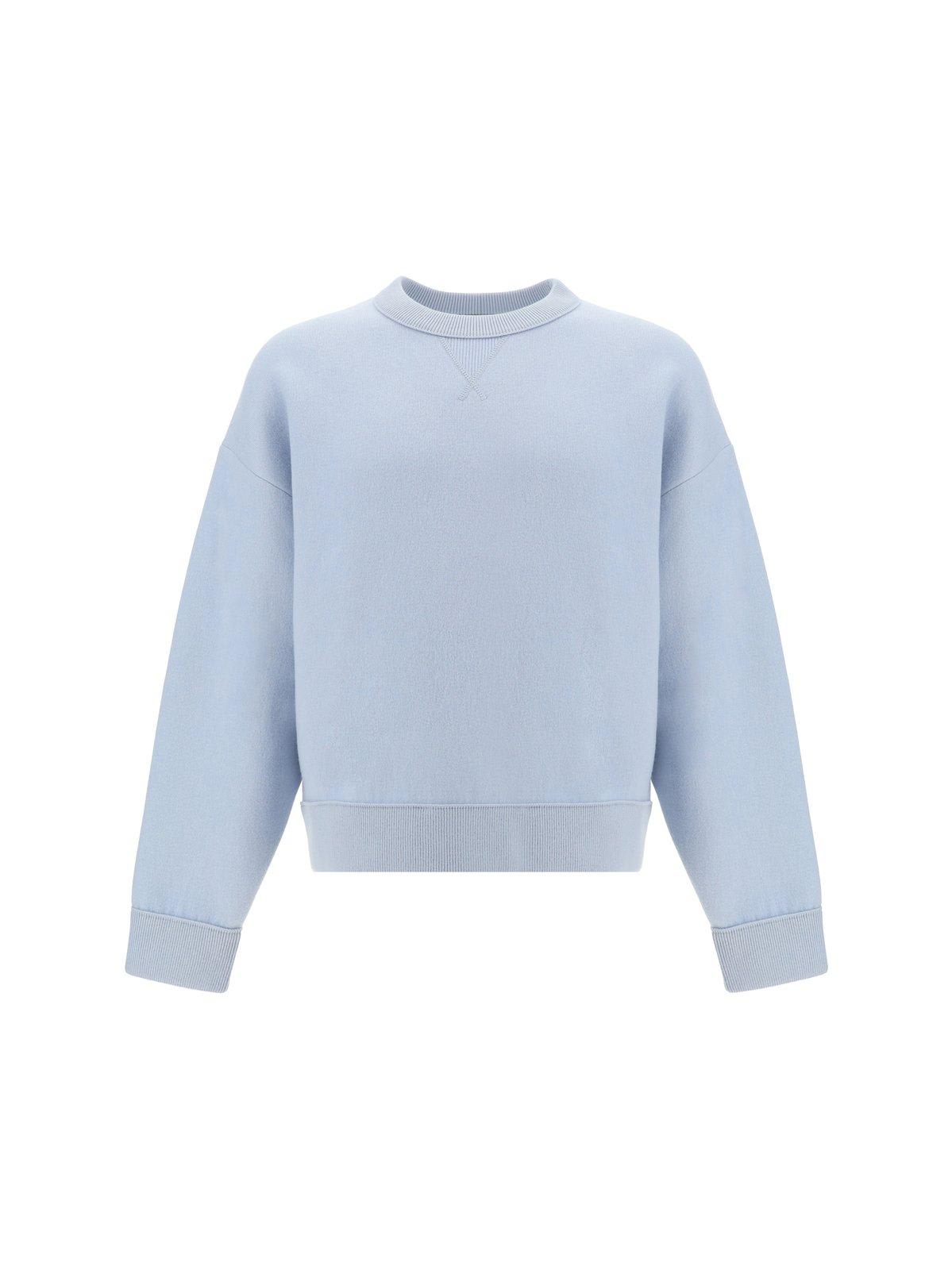 Bottega Veneta Crewneck Sweatshirt In Blue