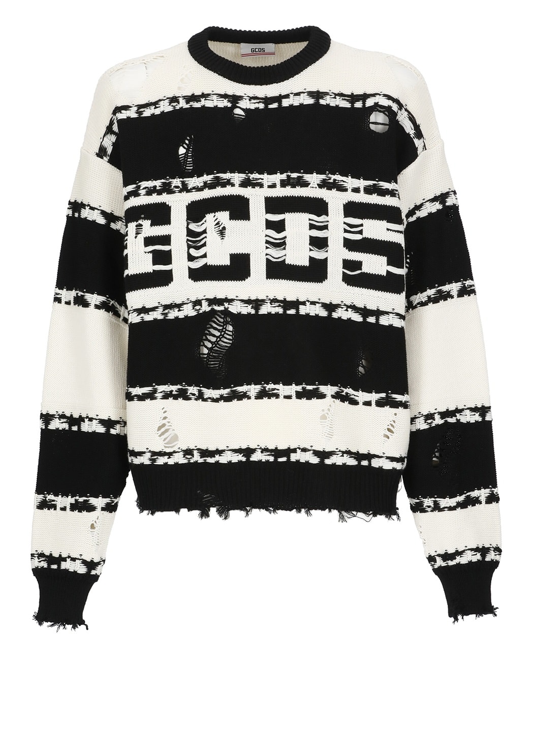 GCDS Striped Logo Sweater
