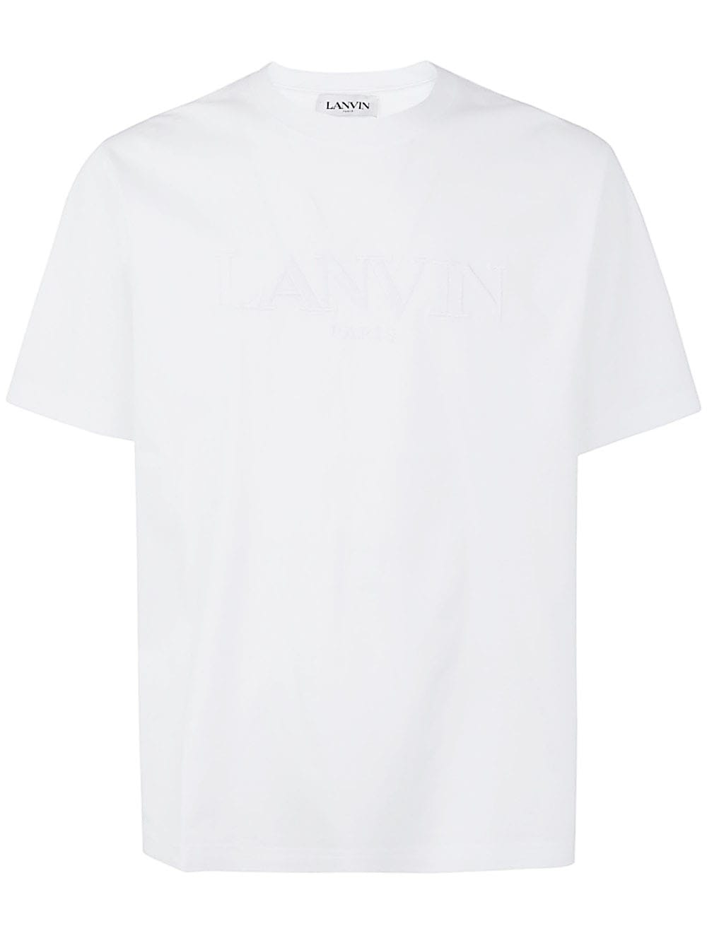 Shop Lanvin Paris Classic T-shirt In Optic White