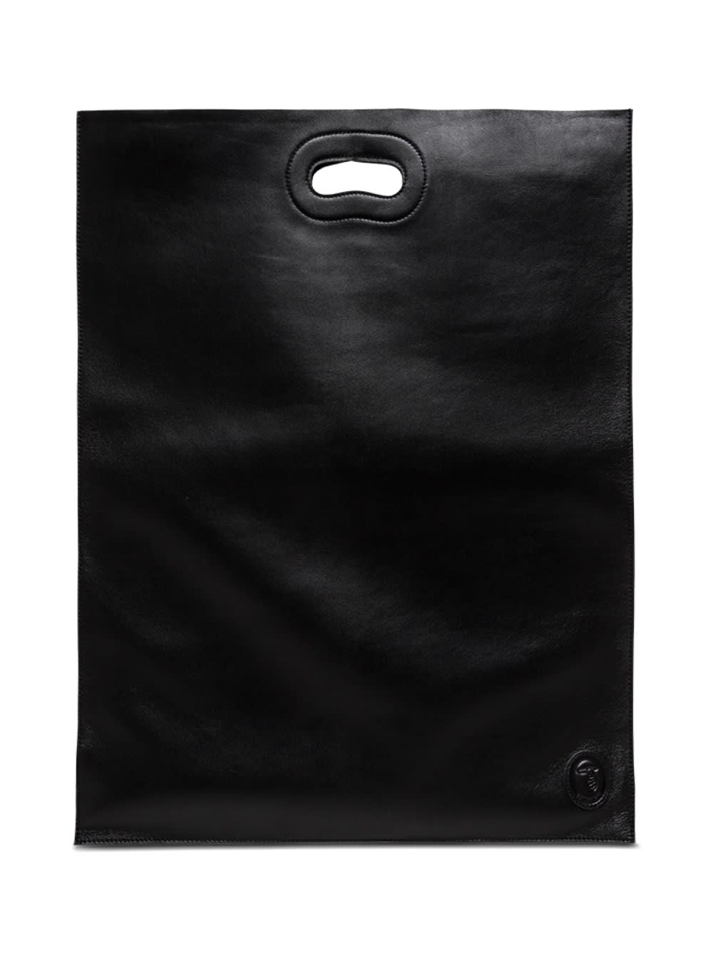 Trussardi Nuwev Black Shopper Bag