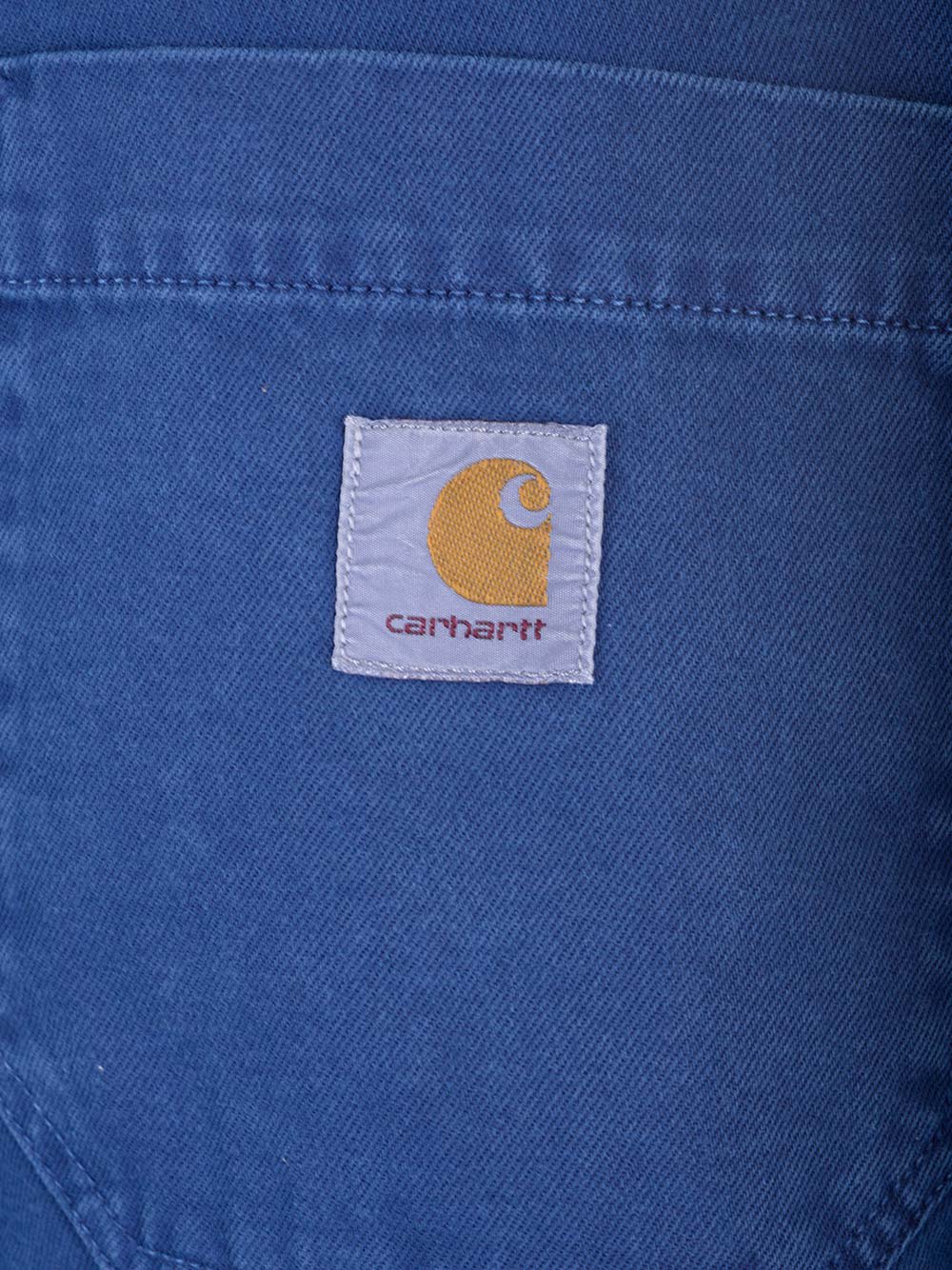 Carhartt Garrison Pants In Blue Twill In Blue