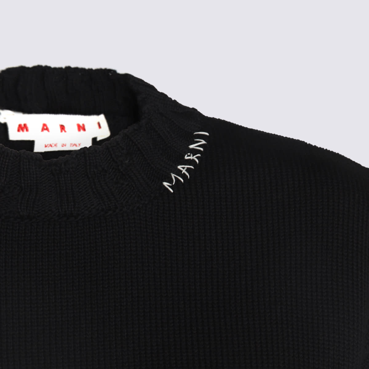 Marni Women's Sleeveless Boxy Sweater In Black
