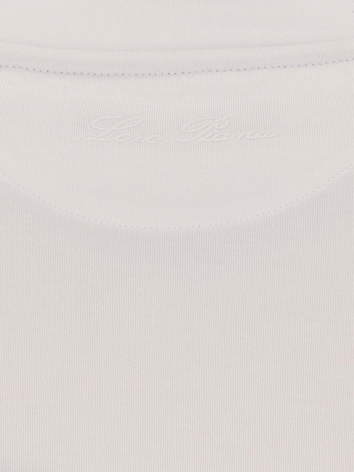 Loro Piana Basic T-shirt In Optical White