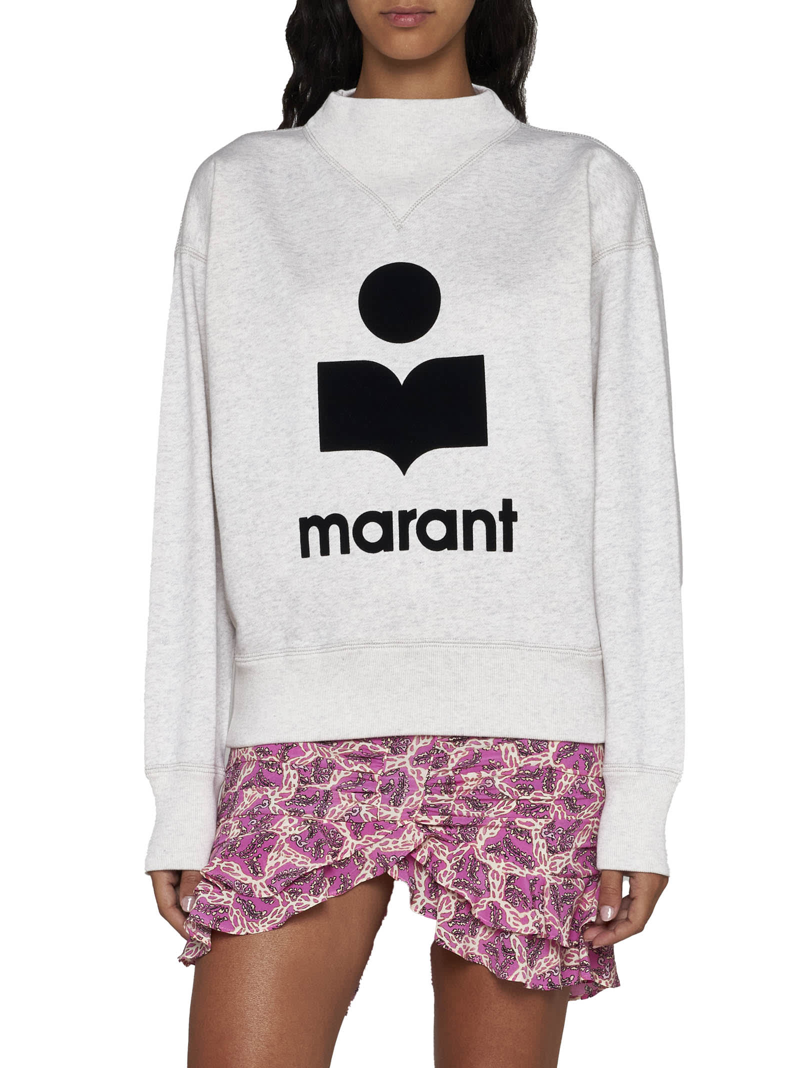 Shop Marant Etoile Sweater In Beige