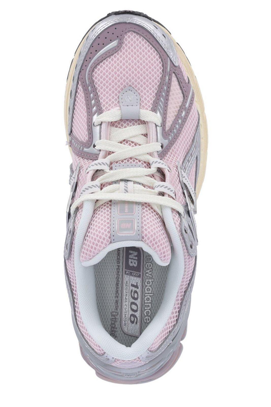 New Balance Pink Low Top Sneakers With Logo Patch On Side And Tongue And Perforated Panels In Tech Fabric Unisex In Multi