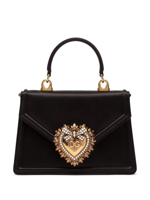 Dolce & Gabbana Top Handle Devotion In Nero