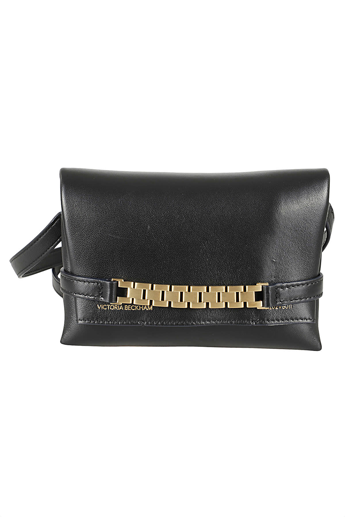 Victoria Beckham Mini Pouch With Long Strap In Black