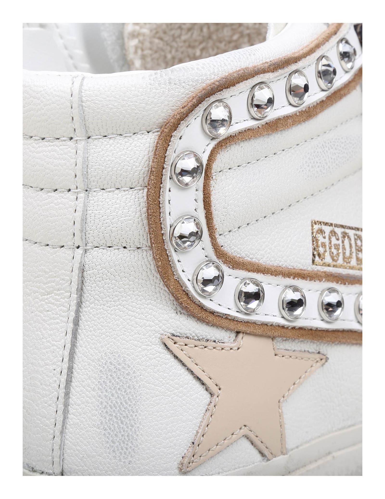 Shop Golden Goose Slide Slide Penstar Sneakers In White Leather