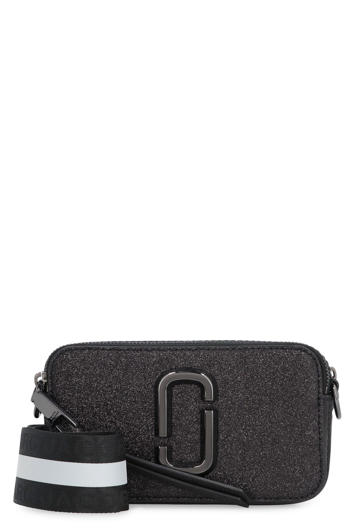 Shop Marc Jacobs The Snapshot Leather Camera Bag In Nero