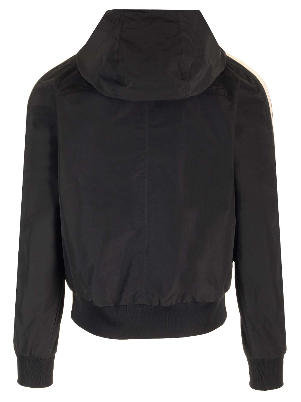 Shop Palm Angels Nylon Tracksuit Jacket With Bands In Black