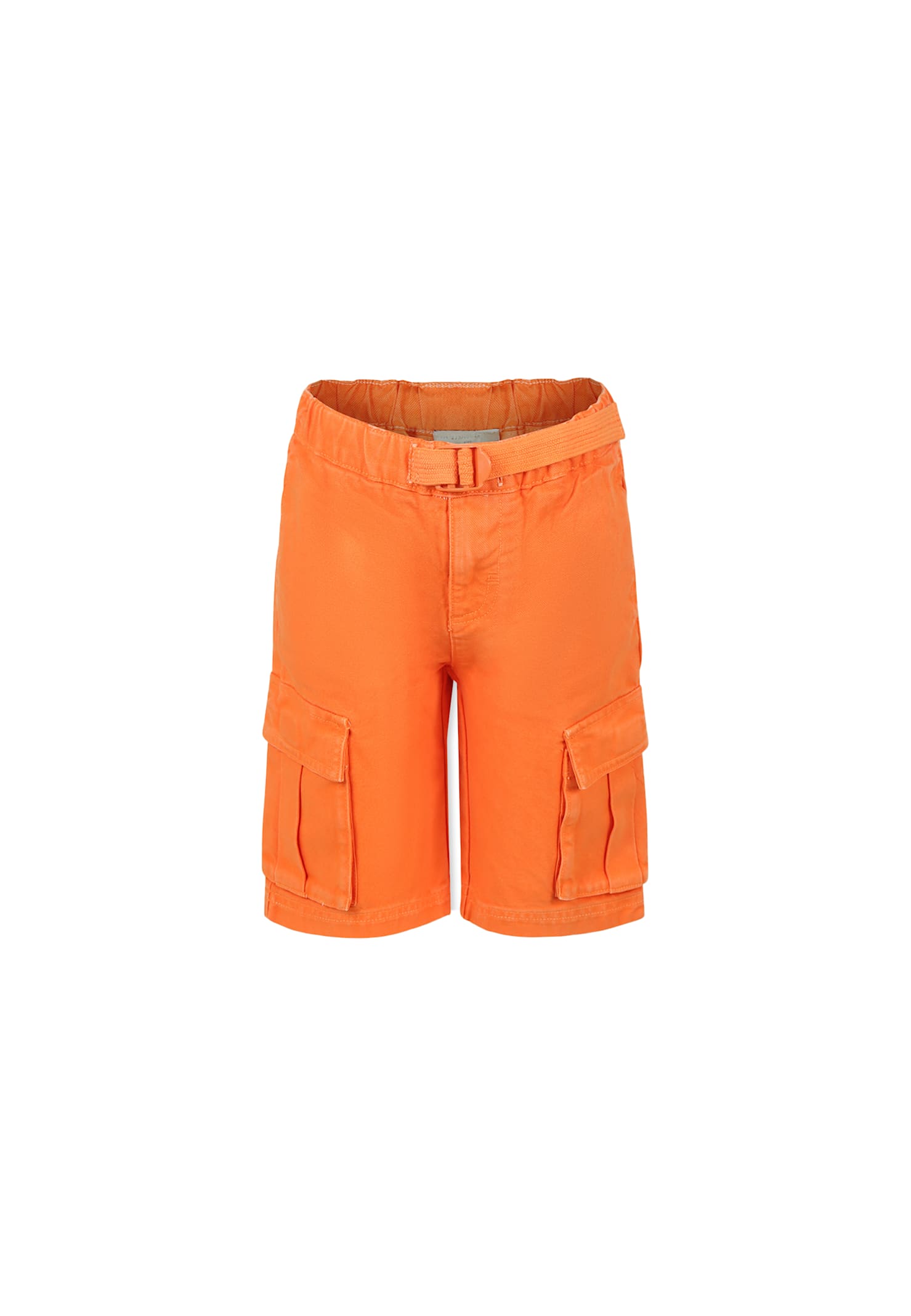 Stella Mccartney Pocket Shorts In Orange