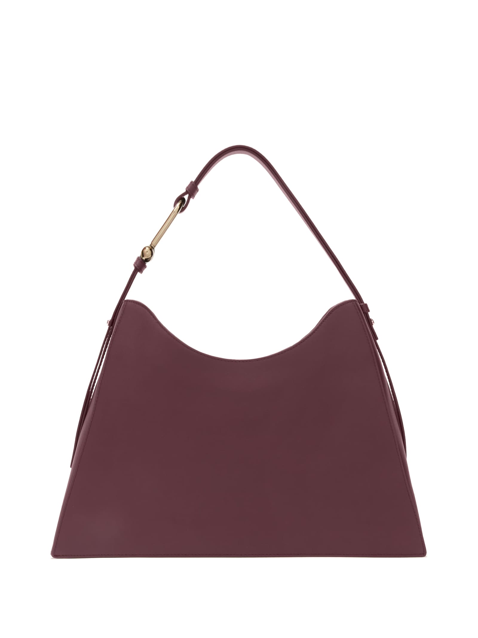 FURLA NUVOLA L CHIANTI LEATHER SHOULDER BAG 