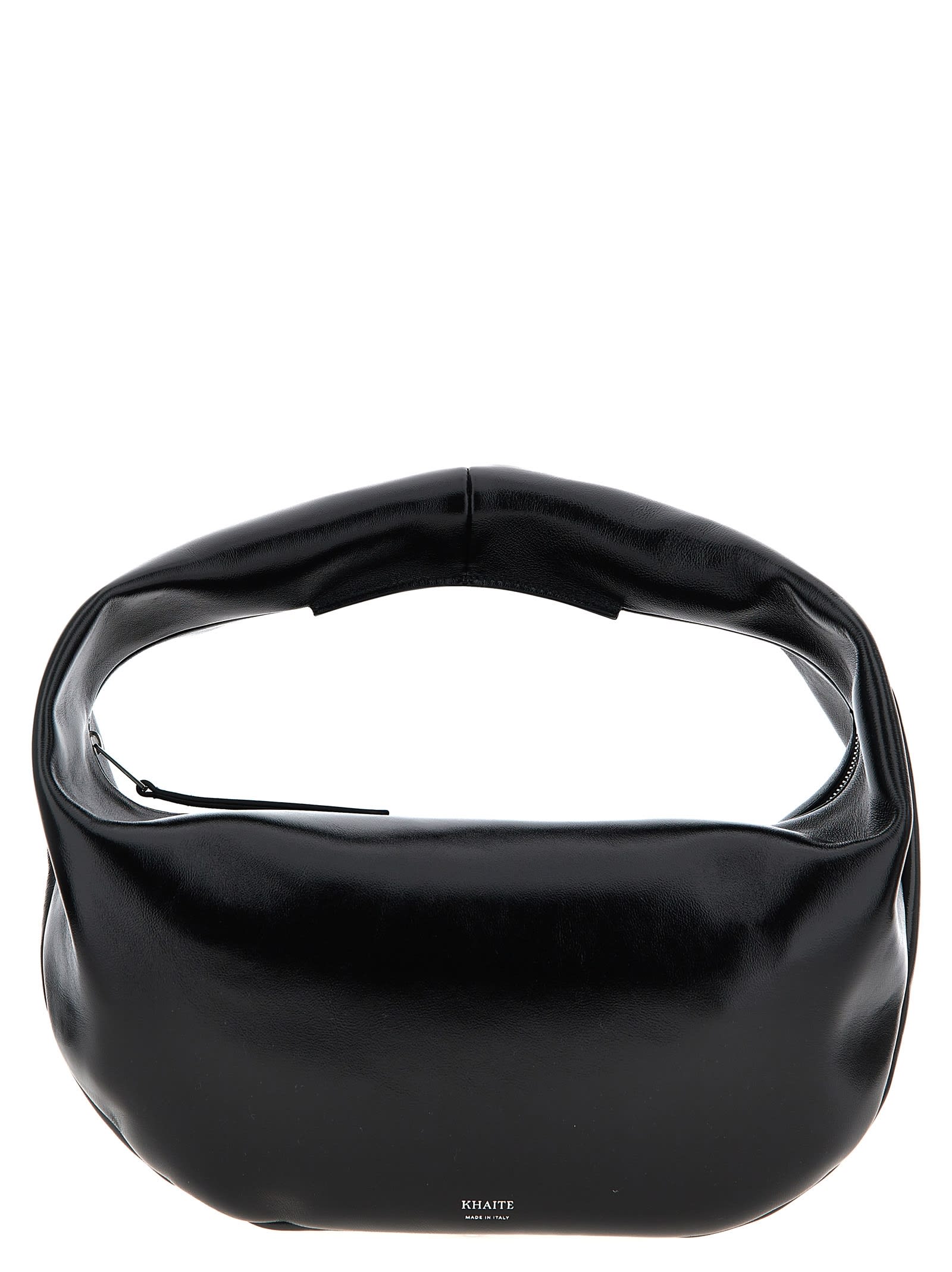 Shop Khaite Medium Olivia Hobo Shoulder Bag In Black