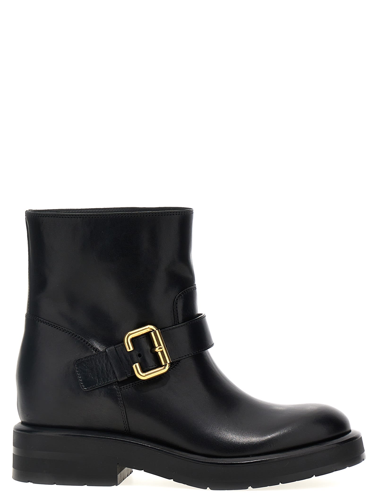 Shop Chloé Coddington Ankle Boots In Black