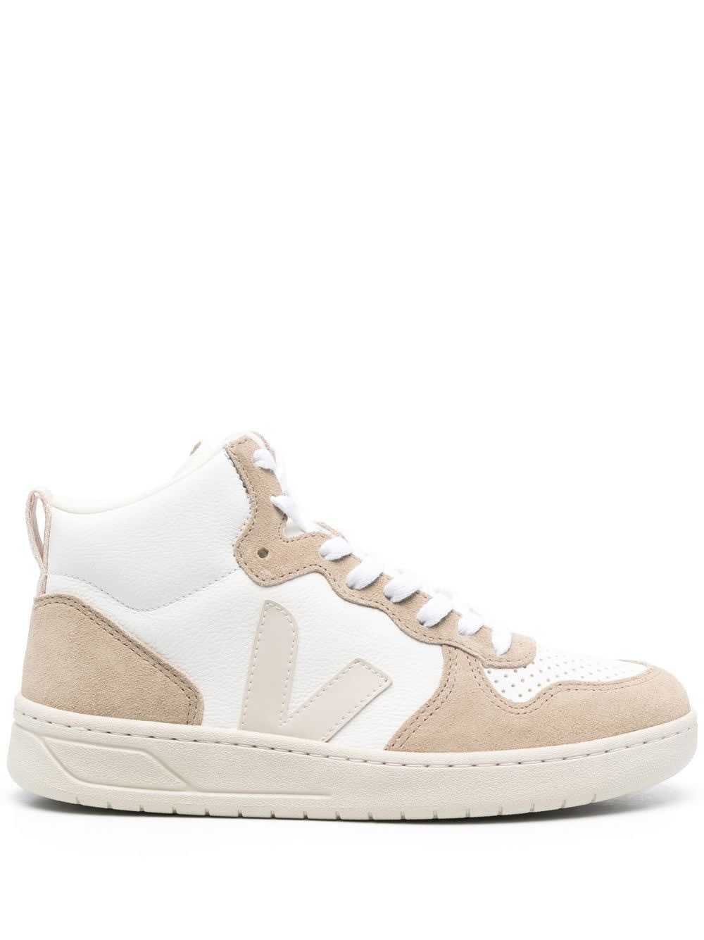 VEJA V15 CHROMEFREE LEATHER SNEAKERS