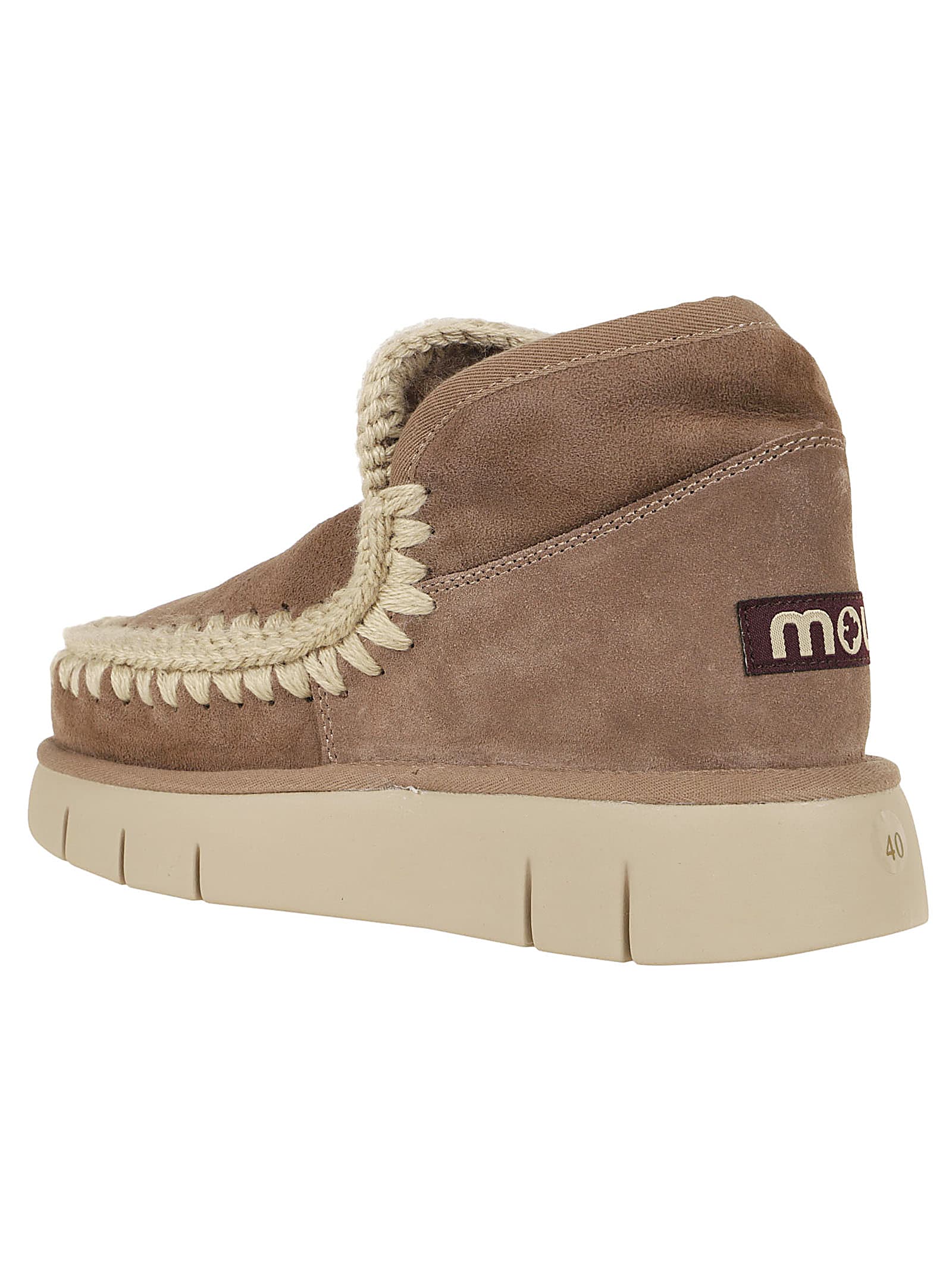 Shop Mou Eskimo Bounce Sneaker In Elgry Elephant Grey