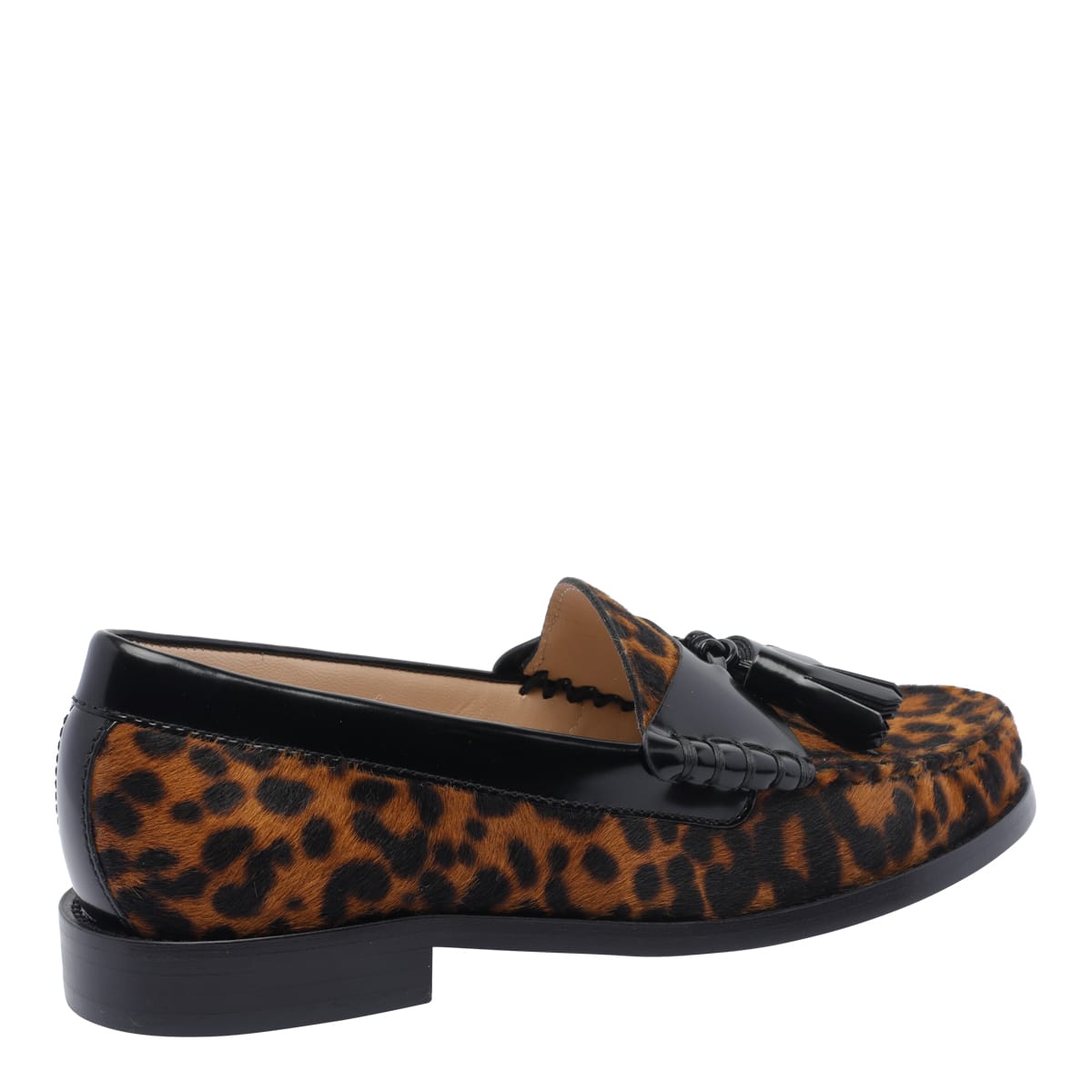 Stuart Weitzman Lottie Loafers In Animal Print