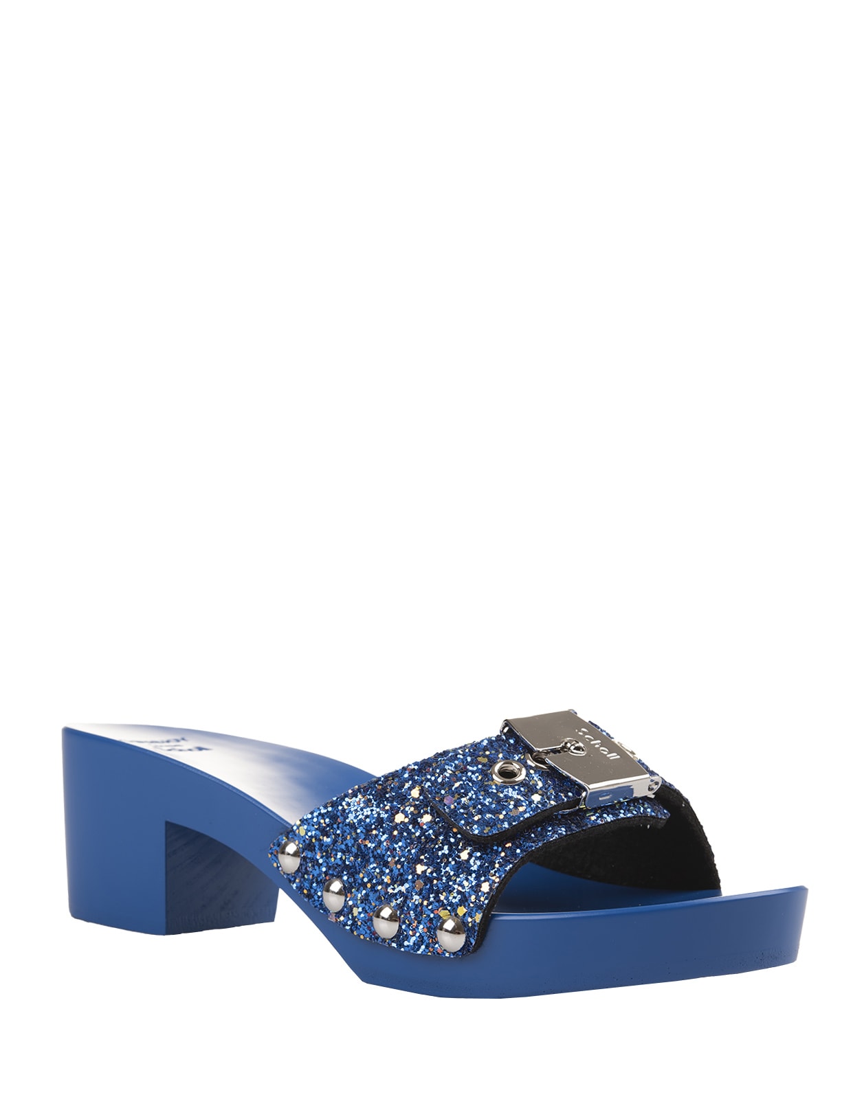 Khrisjoy Pescura Ibiza Sandals In Blackberry Blue - Kj X Scholl In Blue