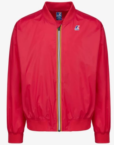 K-way Claude Le Vrai 3.0 Jacket In Red Papavero