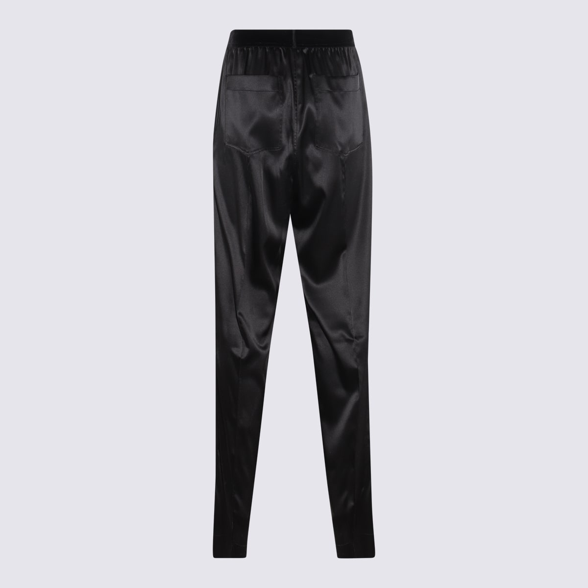 Shop Tom Ford Black Silk Pants