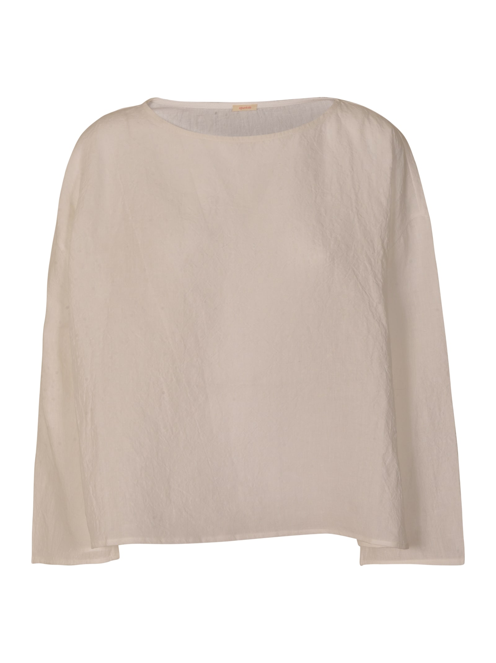 A Punto B Oversized Cropped Top In White