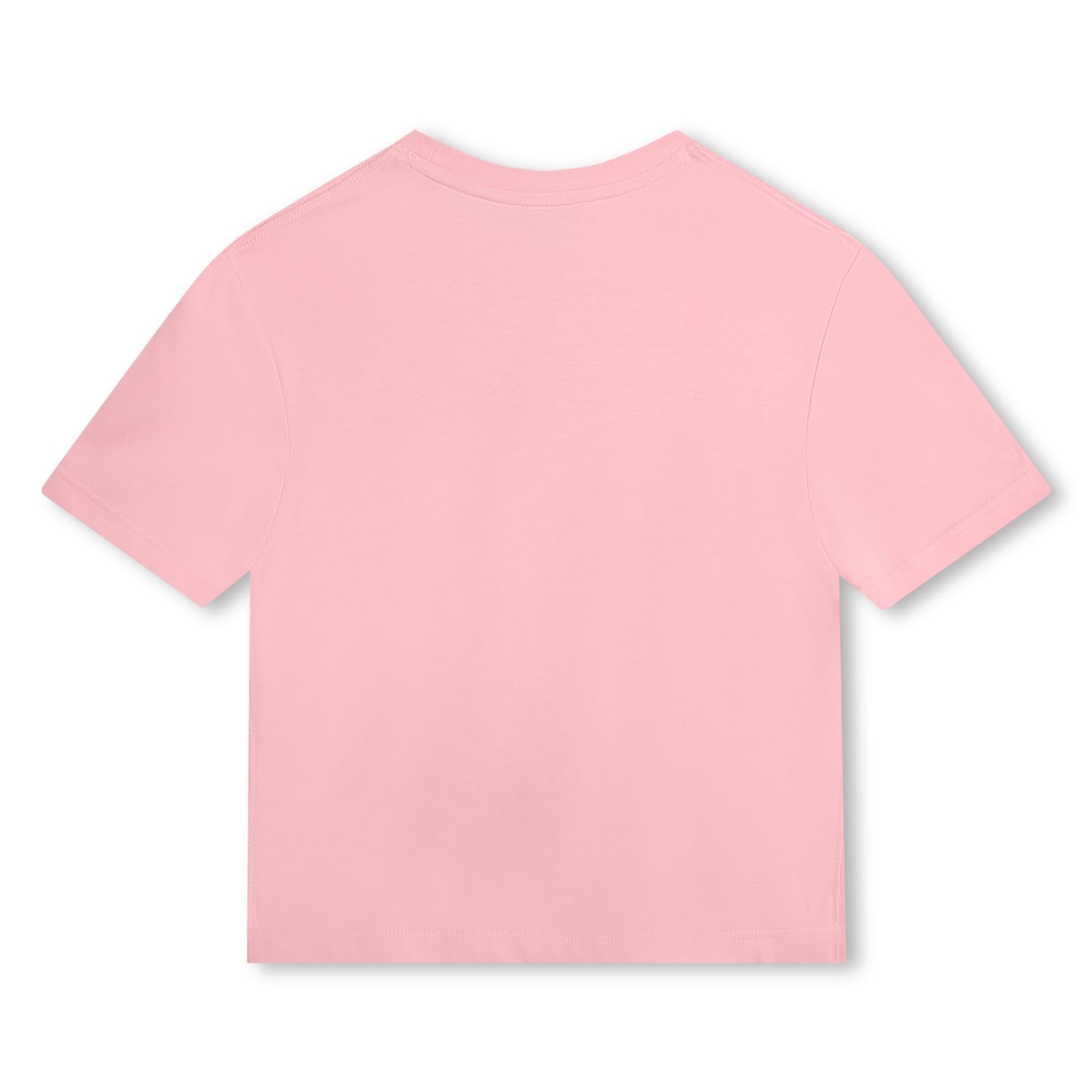 Shop Little Marc Jacobs T-shirt Con Logo In T Rosa Rosa Antico