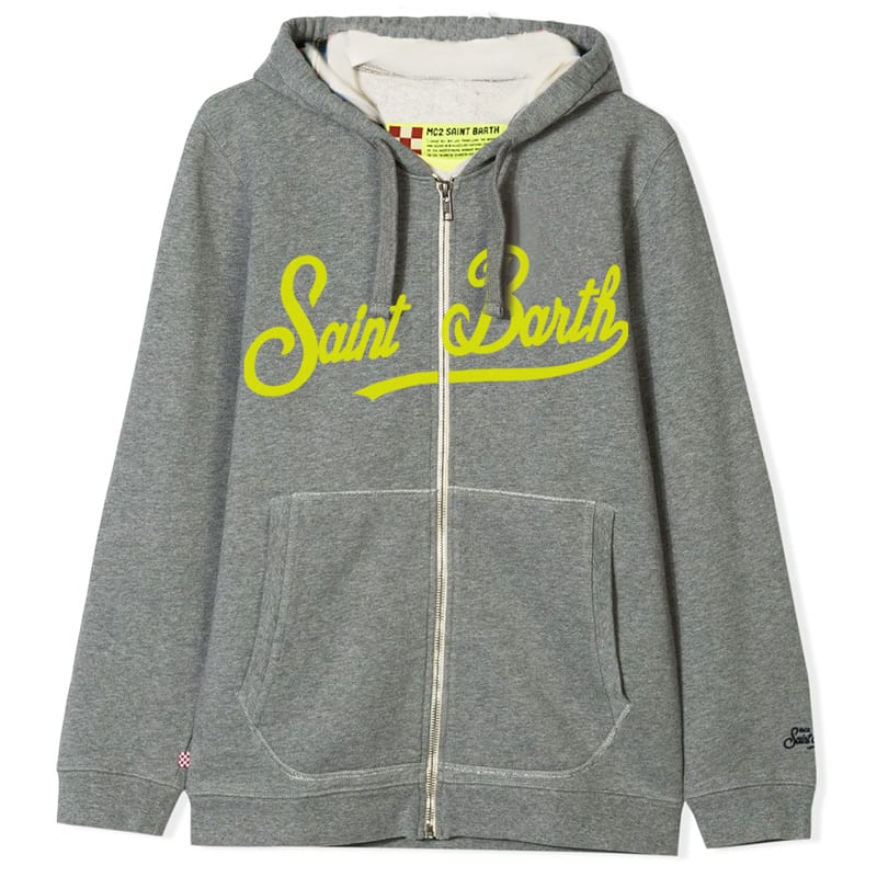 MC2 Saint Barth saint barth grey boys hoodie