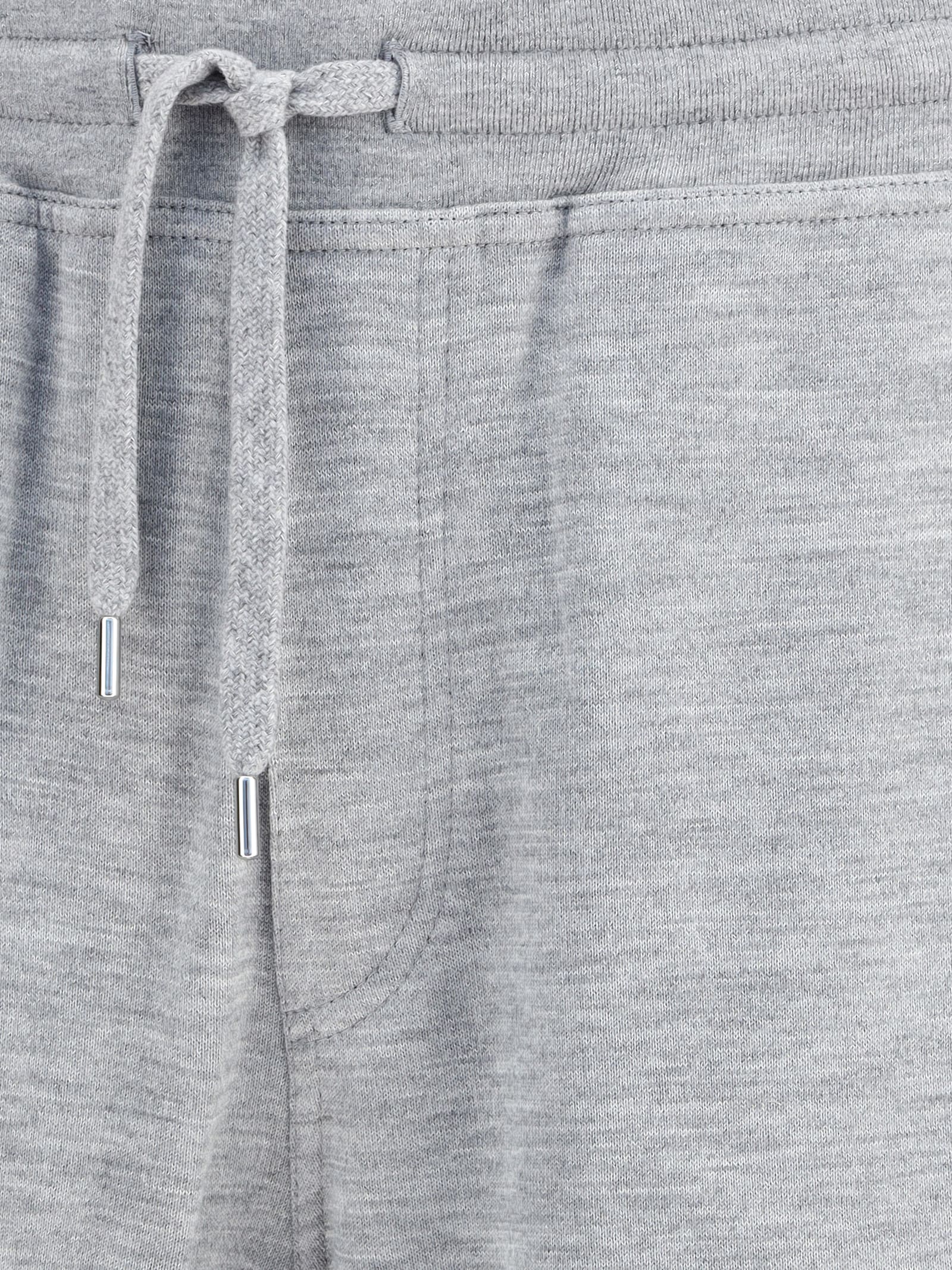 Brunello Cucinelli Men Cashmere Sweatpants In Gray