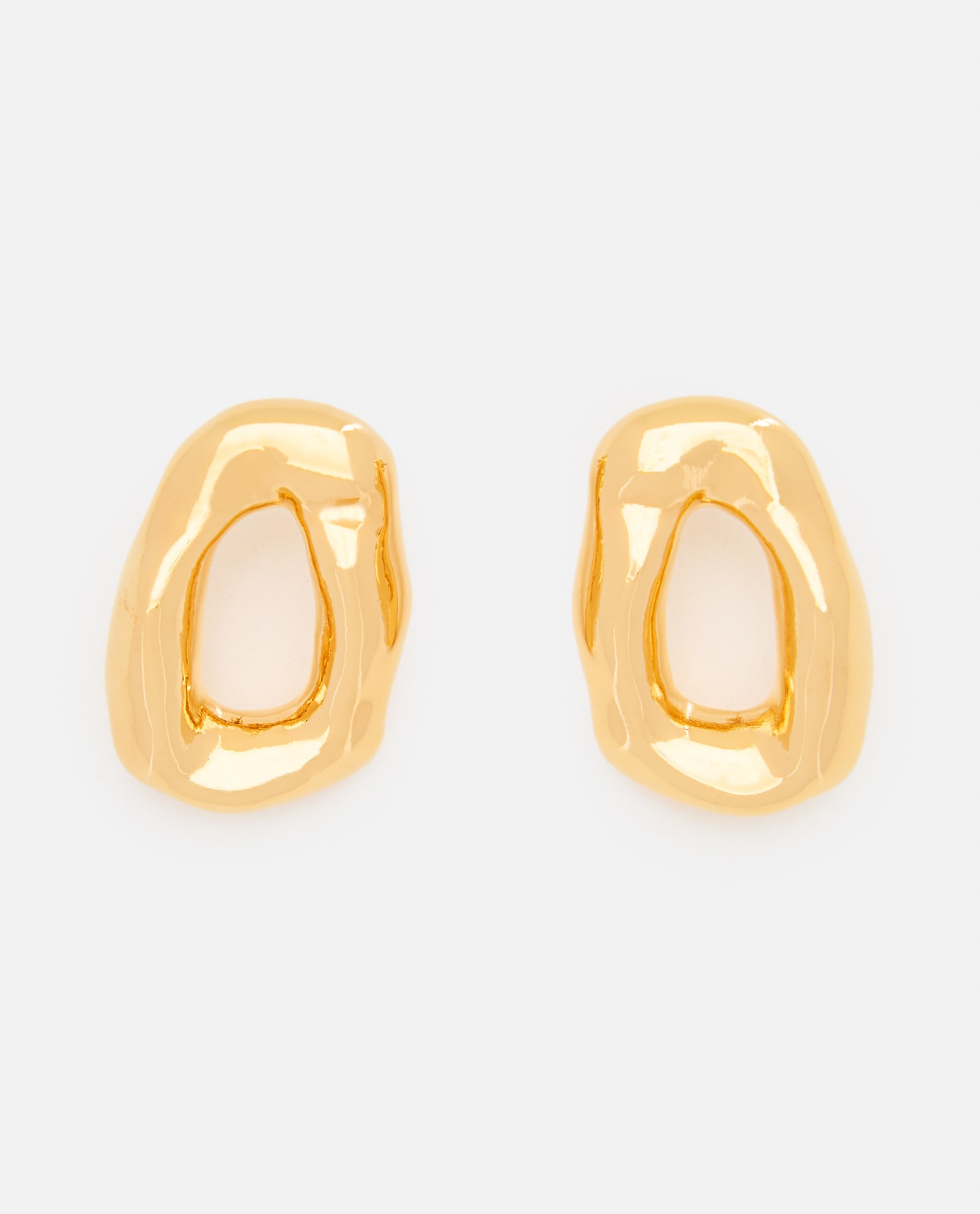 Mini Pretzel Gold Earrings
