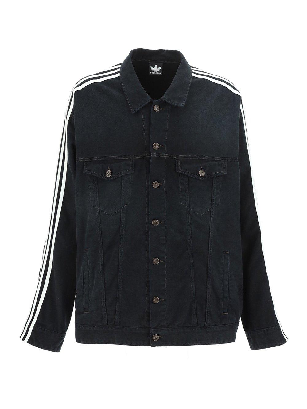 Balenciaga X Adidas Buttoned Denim Jacket