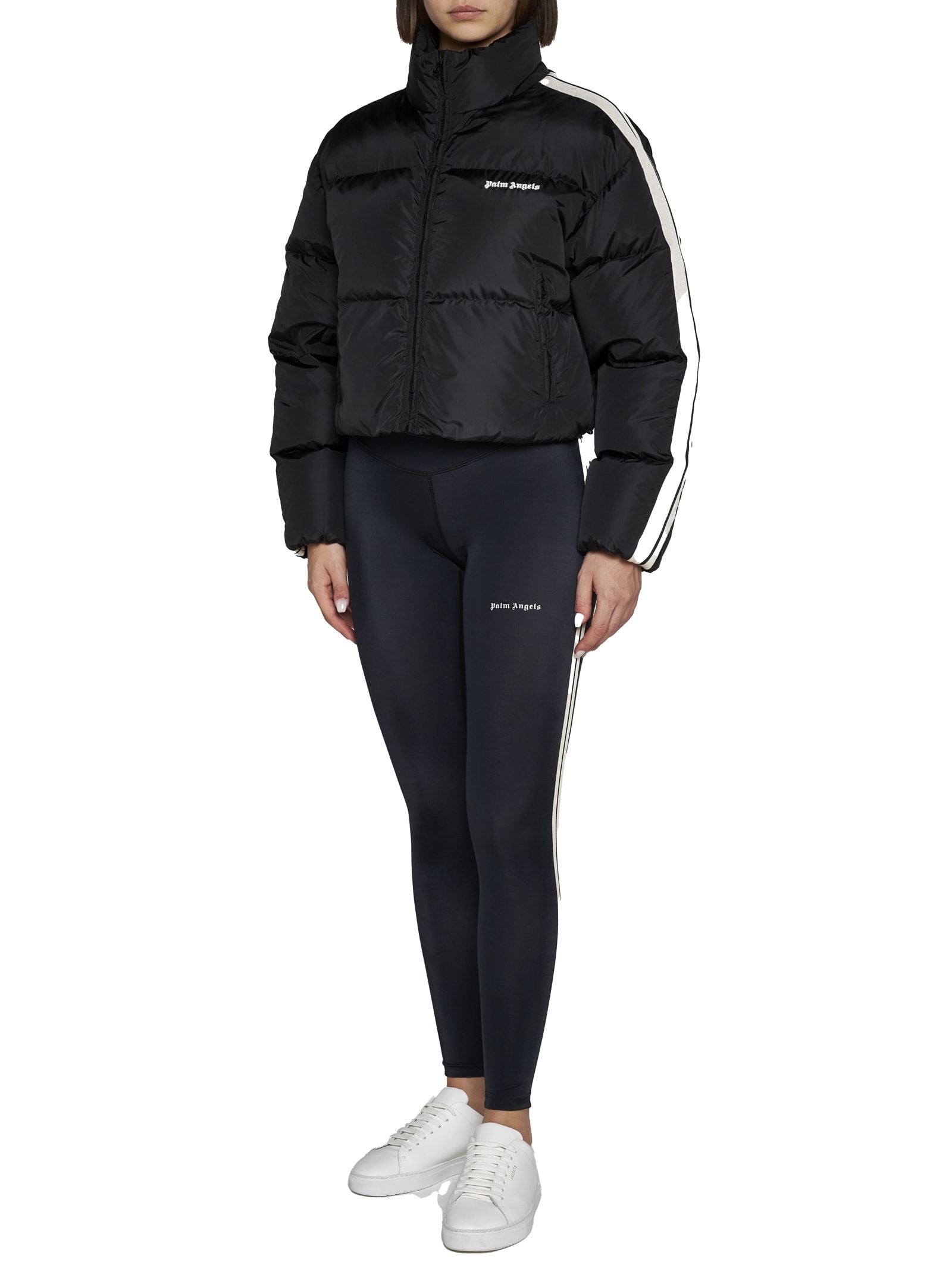 PALM ANGELS CROPPED DOWN JACKET