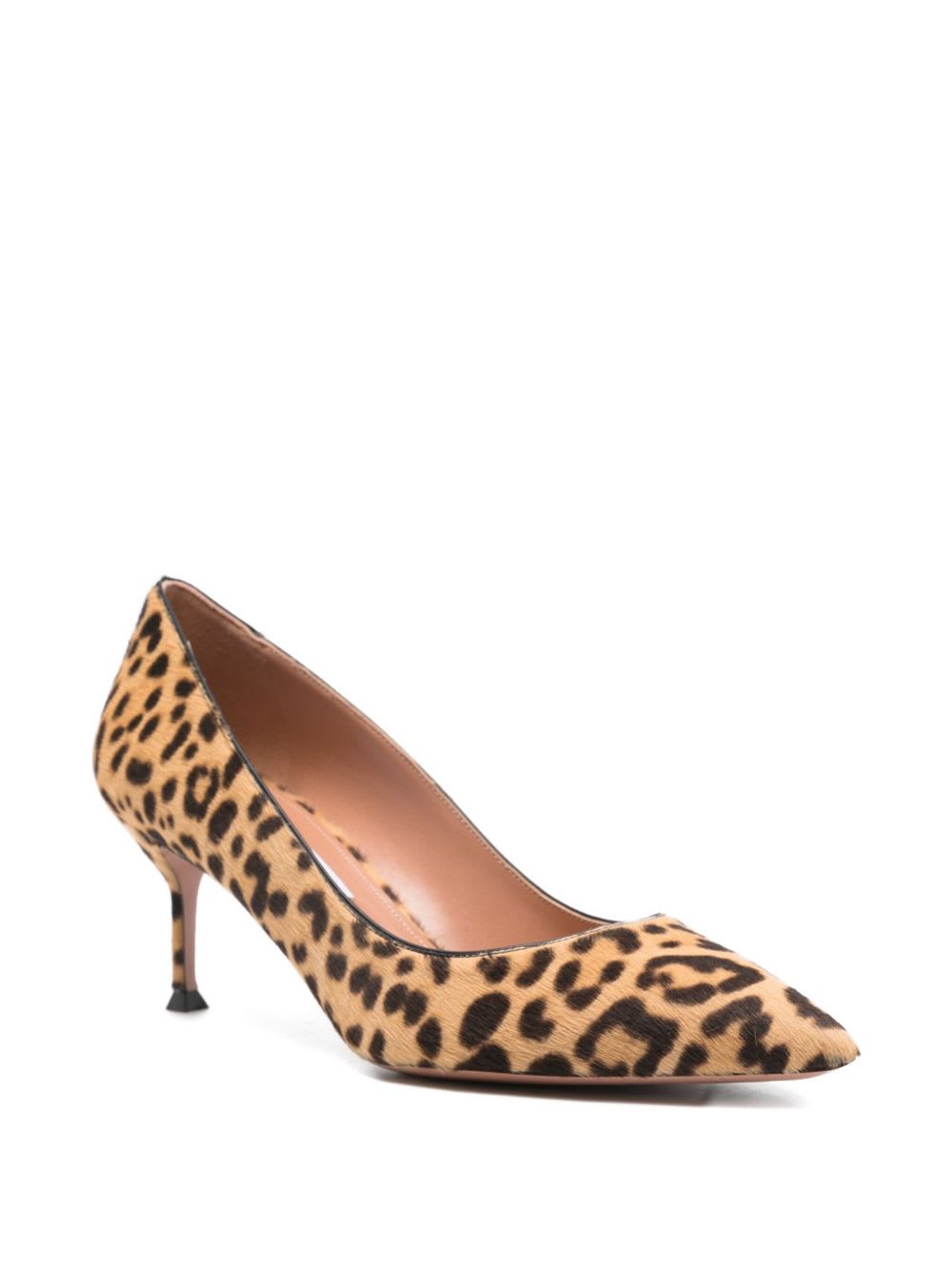 Aquazzura Purist Pump 65 In Animal Print