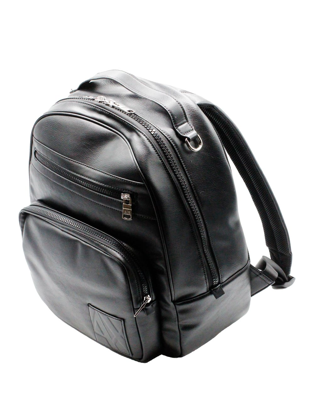 Shop Armani Exchange Backpack In Black