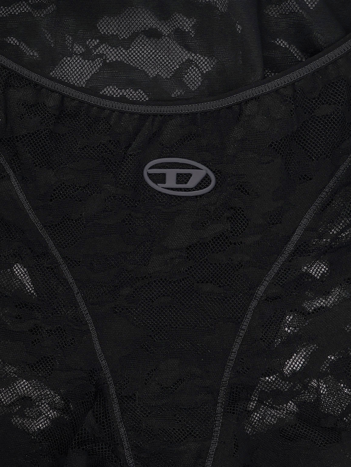 Diesel Claire-utlt Lace Leggings In Black