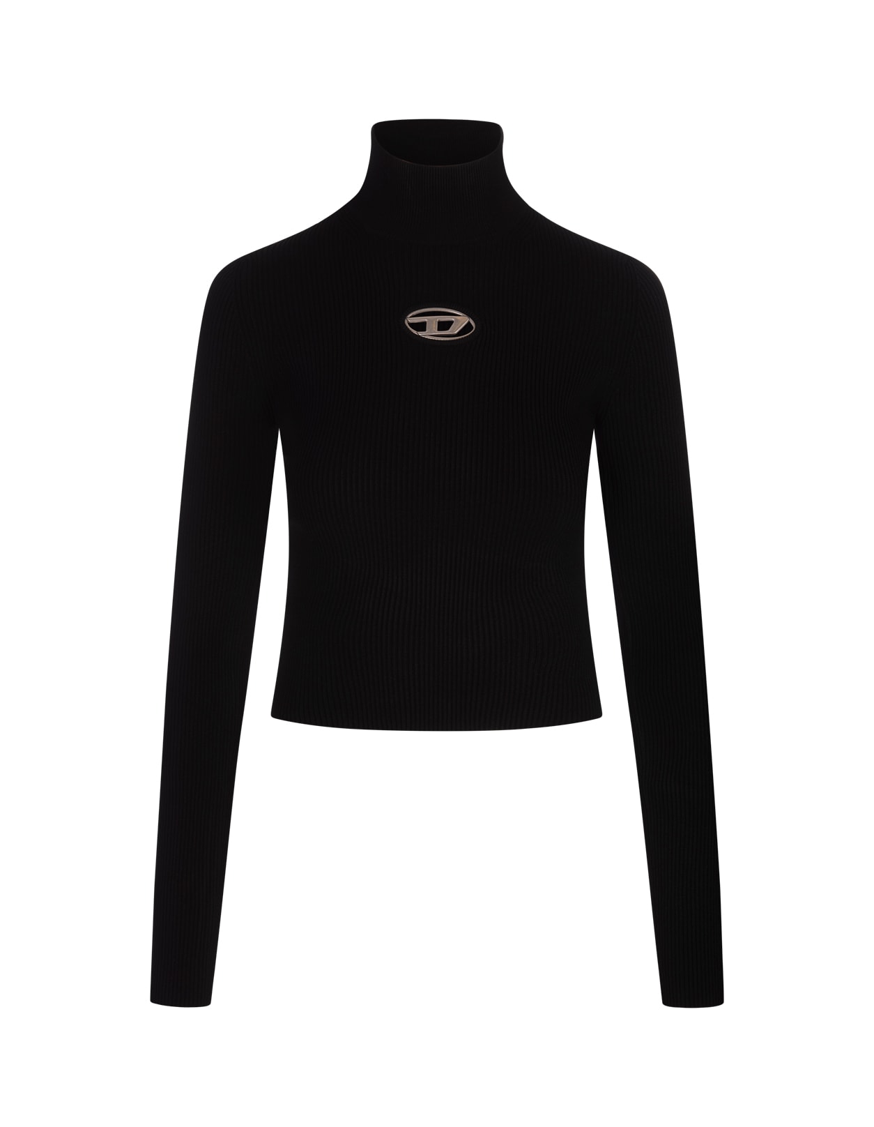 Shop Diesel Black M-valari-tn Turtleneck Sweater