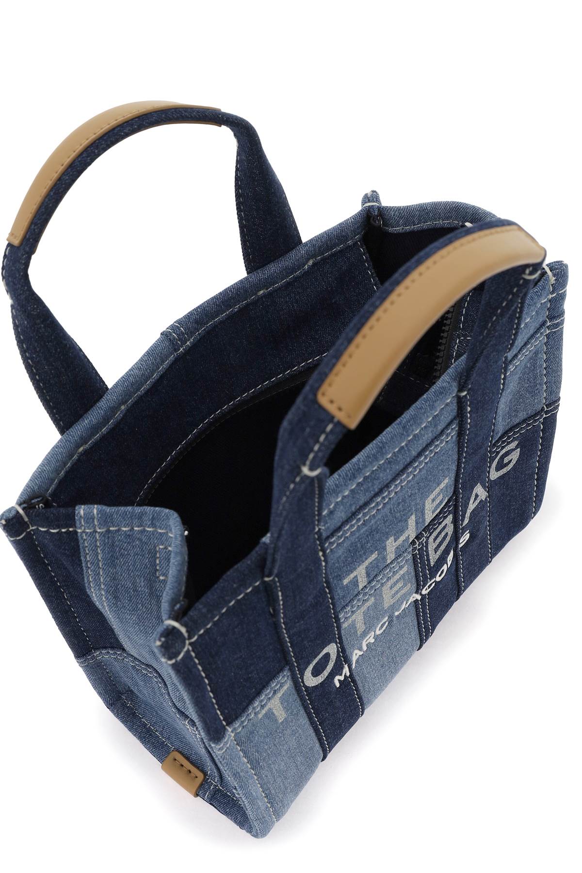 Shop Marc Jacobs The Denim Small Tote Bag In Blu Denim